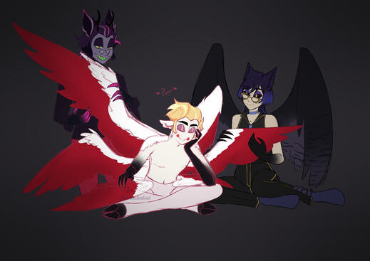 full body flat colors sketch