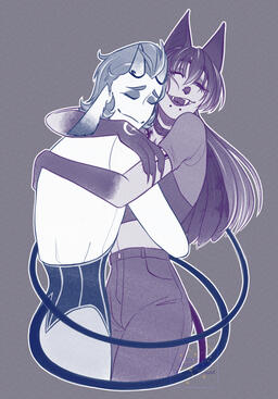 half body monochrome sketch
