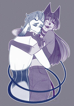 half body monochrome sketch